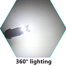194 Automobil-LED-Glühlampen 6500K zwängen T10 SMD 5050 abbricht 6