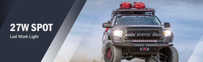 27W Stelle geführtes Off Road beleuchtet super helles treibendes Nebel-Licht für LKW SUV 0