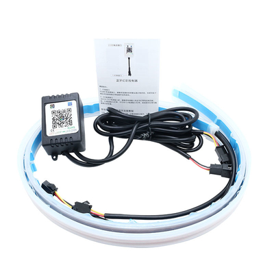 Wasserdichte Neontalbahnselbsttagespositionslampen RGB-APP-Steuerung DRL 12 Volt