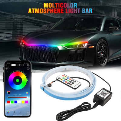 kaufen Zeit-Positionslampe-dünner aufeinander folgender flexibler geführter Blinker-Streifen 2pcs 30/45/60 cm RGBLED Tages online manufacture
