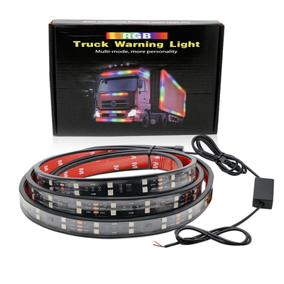 kaufen 24V 5050 SMD 5A 2.4m Auto Innenraum Atmosphäre Lichter mit Fernbedienung für Lieferwagen online manufacture