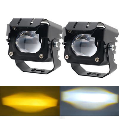 kaufen 12-80V Amber 3570 LED-Doppelfarben-LED-Arbeitslichter für Motorräder 30-60W Off-Road-Fahrlichter online manufacture
