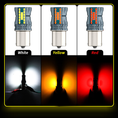 kaufen Wasserdicht 12V 1156 3030 24LED+2COB Bremsschaltlicht 3156 Doppelfarbige Ledlampe online manufacture