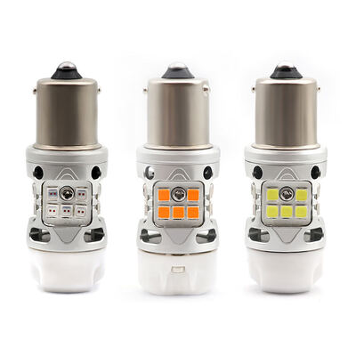 kaufen T3 Fehlerfrei 1156 BA15S BAU15S Glühbirne 12V 24W Weiß Gelb Rot Auto Motorrad LED Blinker mit Keramik online manufacture