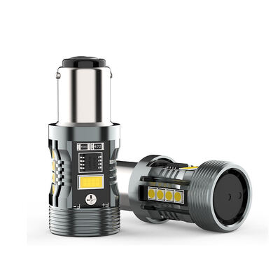 kaufen Bestseller CB7 1157 W/Y Switchback LED-Bolle BAY15D BA15D Dual Color Canbus 28W 2500LM für Signalbremslichter online manufacture