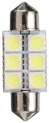 kaufen Auto-Innenlicht-Lampen-Birnen-Haube der Girlanden-C5W 5050 6SMD LED blaues weißes DC 12V 31mm 36mm 39mm 41mm online manufacture