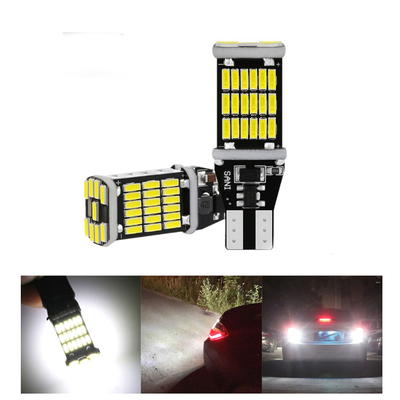 Universalauto führte Rücklicht und Blinker bulbT15 4014 45smd 12-24V