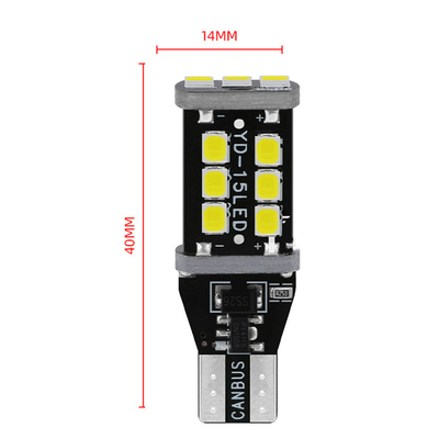 Führte Automobil-LED Auto W6W WY16W 15 SMD des Scheinwerfer-2835 Bremslicht-T15 Licht
