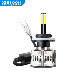 8 Automobil-LED Scheinwerfer 6000K 360 Canbus der Seiten-H1 H3 H4 H7 9005 9006