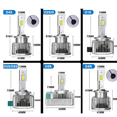 Automobil-LED Scheinwerfer-Birnen D1S D2S D3S D4S D5S D8S 8V-48V d-Reihen-