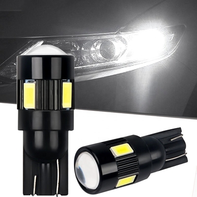 Auto-Bullauge-Birnen T10 5630 änderten 6 SMD Nonpolarity geführte LED-Birne DC 12V