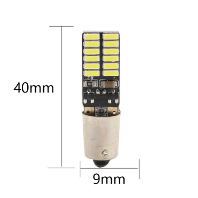 Führte Automobil-LED Glühlampe-Breite BA9S 4014 24SMD Anzeigelampe 12V
