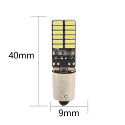 Führte Automobil-LED Glühlampe-Breite BA9S 4014 24SMD Anzeigelampe 12V