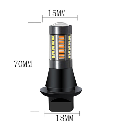 Blinker-Lichter T20 CANUBS LED Brems7440 4014 66SMD führten Tagespositionslampen