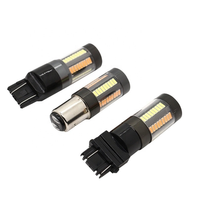 LED-Bremsblinker-Lichter 1157 Berg- und Talbahn 3157 7443 4014 weiße gelbe 12V der Doppelfarbe66smd