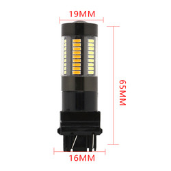 LED-Bremsblinker-Lichter 1157 Berg- und Talbahn 3157 7443 4014 weiße gelbe 12V der Doppelfarbe66smd