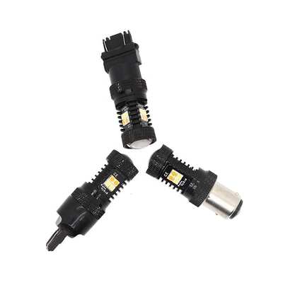 Doppelfarbweiße gelbe 12V Talbahn-LED Bremsblinker-Lichter 1157 3157 7443 3030 16SMD