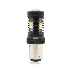 Doppelfarbweiße gelbe 12V Talbahn-LED Bremsblinker-Lichter 1157 3157 7443 3030 16SMD