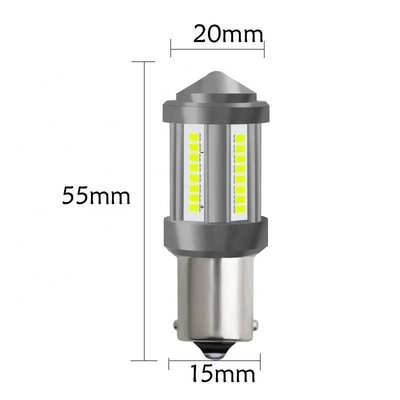 7440 LED-Bremsblinker-Lichter 1156 BA15S BAY15S 2016 40SMD kein Fehler Drl 12 V der Wecker