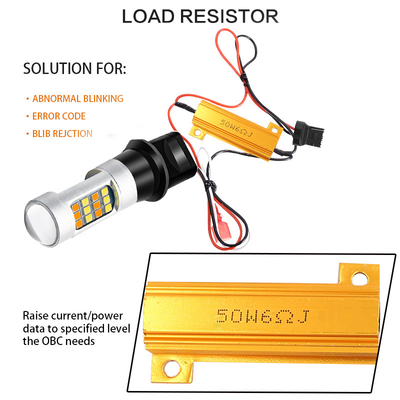 Signal 42SMD LED Birnen-T20 1157Turn führte Lichter für Auto-Bremslicht mit Röhrenblitz-Funktion