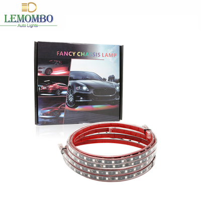 Drahtloser blauer RGB 12v führte helle Streifen-Automobilneonröhre-Lichter für Autos 6W