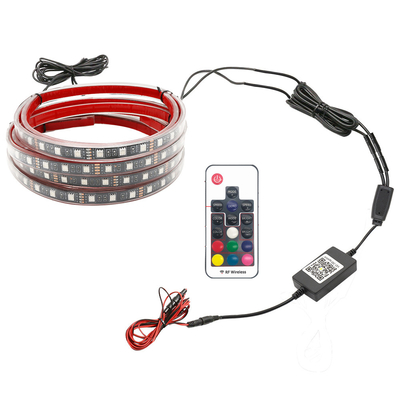 Drahtloser blauer RGB 12v führte helle Streifen-Automobilneonröhre-Lichter für Autos 6W