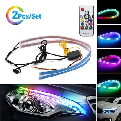 5050 30cm 12V DRLled flexible Leuchtröhren für Autos LED Neon-RGB mit Fernbedienung