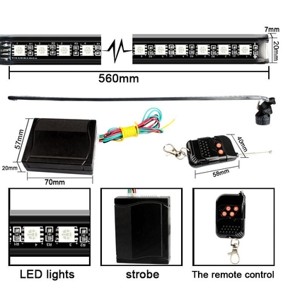 Wasserdichte SMD5050 Kitt Car Light Bar With Fernbedienung DC12V