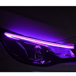 Der Neondraht 30/45/60 cm RGB bunt führte laufende Tageslampen-weichen Artikel