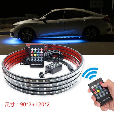 Bunter Sprachsteuerambiente-Auto-Scheinwerfer führte Streifen dekorativen Rf Rgb 5050