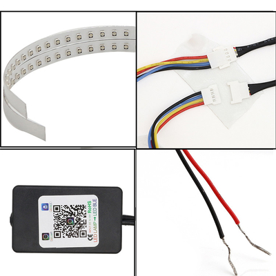 Auto-Umgebungslichter APP IP 67 LED steuern Dämon-Halo-Ring-Ausrüstung Scheinwerfer-Angel Eye Kitss 360 Grad-SMD