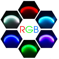 Auto-Umgebungslichter APP IP 67 LED steuern Dämon-Halo-Ring-Ausrüstung Scheinwerfer-Angel Eye Kitss 360 Grad-SMD