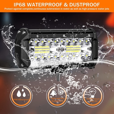 Hohe Leistung 200W LED-Fahrleuchten IP68 Wasserdicht Aluminiumlegierung Material