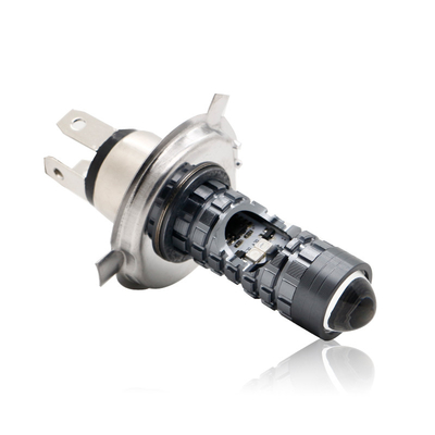 Mini Fahrlicht DRL Motorrad LED Scheinwerfer Glühbirne H4 H6 BA20D P15D Auto Auto Fisheye Projektor Objektiv Doppelfarbe