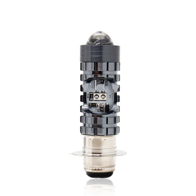 Mini Fahrlicht DRL Motorrad LED Scheinwerfer Glühbirne H4 H6 BA20D P15D Auto Auto Fisheye Projektor Objektiv Doppelfarbe