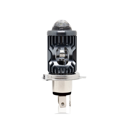 Mini Fahrlicht DRL Motorrad LED Scheinwerfer Glühbirne H4 H6 BA20D P15D Auto Auto Fisheye Projektor Objektiv Doppelfarbe