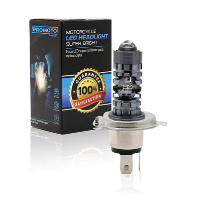 Mini Fahrlicht DRL Motorrad LED Scheinwerfer Glühbirne H4 H6 BA20D P15D Auto Auto Fisheye Projektor Objektiv Doppelfarbe