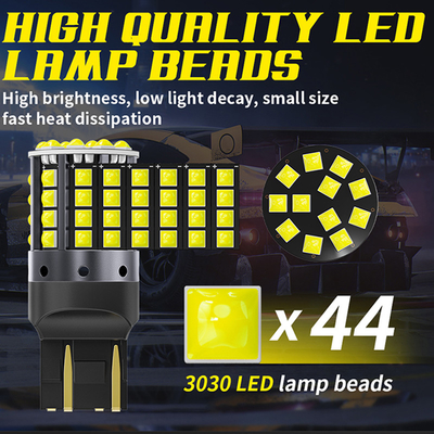 Weiße Aluminiumlegierung LED-Schaltsignale 1156 1157 T20 3030 44SMD Rückwärtslicht 12V 24V