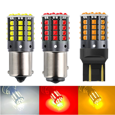 Weiße Aluminiumlegierung LED-Schaltsignale 1156 1157 T20 3030 44SMD Rückwärtslicht 12V 24V