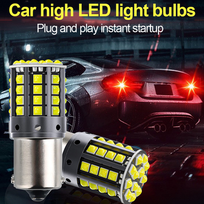 Weiße Aluminiumlegierung LED-Schaltsignale 1156 1157 T20 3030 44SMD Rückwärtslicht 12V 24V