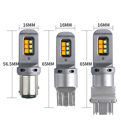 Langlebige 5W LED-Bremsschaltlampen mit 1156 Universal 12smd LED-Glühlampen 1156 P21W BA15S PY21W 3157 7443 Canbus