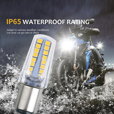 1157 32SMD Amber LED Bremsschaltsignal Leuchten LED Glühbirne Autoschwanz Stopp Schaltsignal Zurückfahren für Motorrad