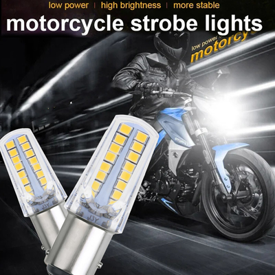 1157 32SMD Amber LED Bremsschaltsignal Leuchten LED Glühbirne Autoschwanz Stopp Schaltsignal Zurückfahren für Motorrad