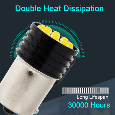 1157 BAY15D LED P21/5W 1156 BA15S P21W LED-Glühlampen 9 SMD 3030 R5W R10W Fahrzeug-Rückwärtslicht Bremsschwanzlampe