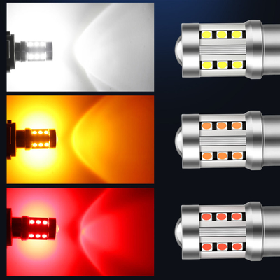Universelle weiße LED-Auto-Bildwerfer1156 1157 3030 15SMD LED-Glühlampe Weiß gelb Canbus Kennzeichen Innenbereich Led