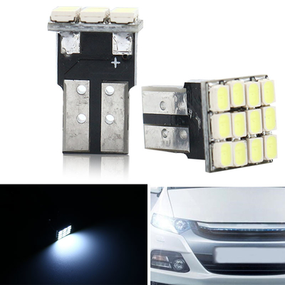 Leistung 9W LED-Glühlampen wasserdicht IP67 360 Grad Automobillicht 12v T10 12SMD 1206 3020 Leseleuchte Kennzeichen