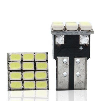 Leistung 9W LED-Glühlampen wasserdicht IP67 360 Grad Automobillicht 12v T10 12SMD 1206 3020 Leseleuchte Kennzeichen