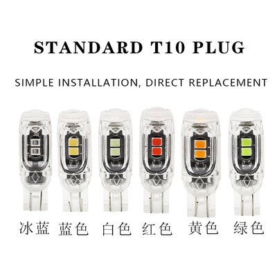 360 Grad LED-Lampe Automobilfahrzeugkennzeichenlicht T10 2835 3030 5smd LED-Highlight 5W5 Nichtpolare kleine Breite Lampe