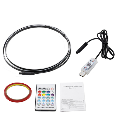 5V PVC-USB-LED-Streifenleuchten 110cm mit APP-Fernbedienung Mehrfachbeleuchtung für die Innenatmosphäre