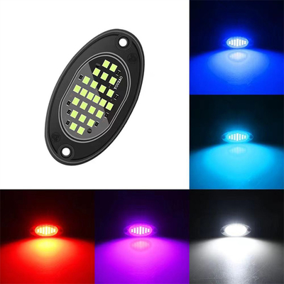 12V Wasserdichtes Fahrgestell Licht 2835 LED Einfarbiges Reinweiß 24 LED Felslicht Für Lkw Jeep ATV UTV Offroad Underglow